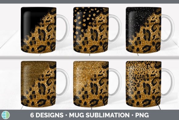 Animal Print Glitter Mug Sublimation: Bold, Sparkling Design Files