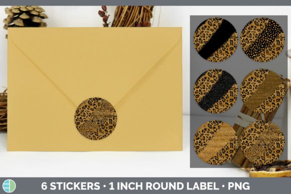 Animal Print Glitter Stickers: Bold Design for Modern Projects