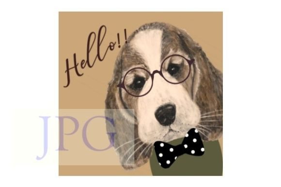 Beagle Dog Watercolor Print: A Digital Asset for Animal Lovers