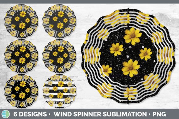 Black Animal Print Wind Spinner: A Sublimation Powerhouse