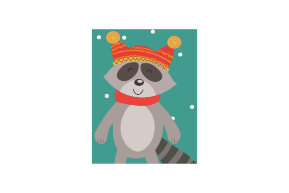 Bring Festive Magic to Life with Christmas Animal Character Illustration