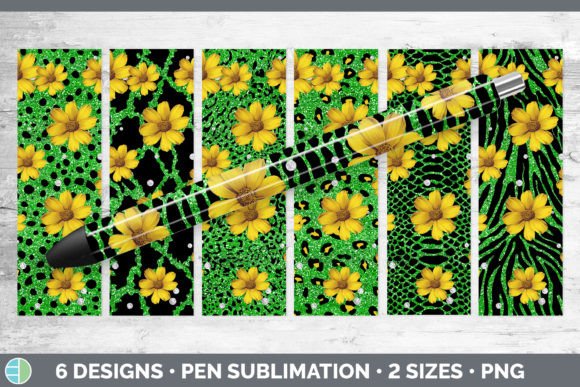 Green Animal Print Pen Wraps: Epoxy Sub Bundle Style Guide