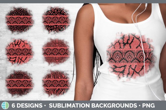 Red Damask Background | Glitter Animal P: A Bold Design Asset