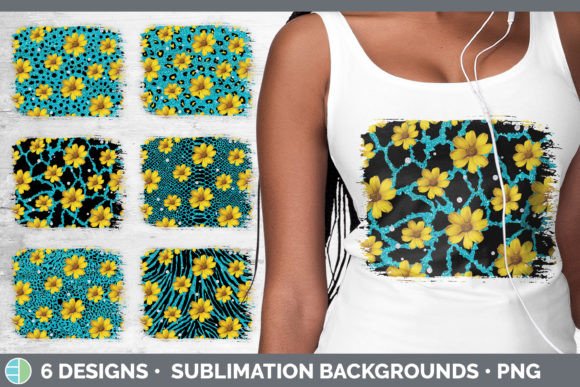 Teal Animal Print Distressed Sublimation: A Creative Asset