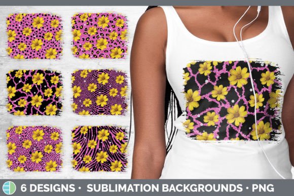Unleashing the Wild Side: The Pink Animal Print Distressed Sublimation Bundle