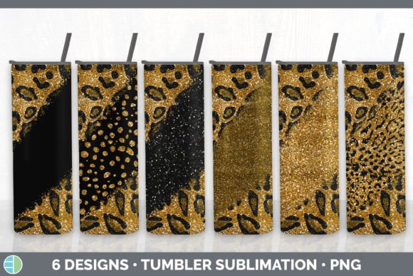 Unleashing Wild Elegance with Animal Print Glitter Tumbler Sublimation
