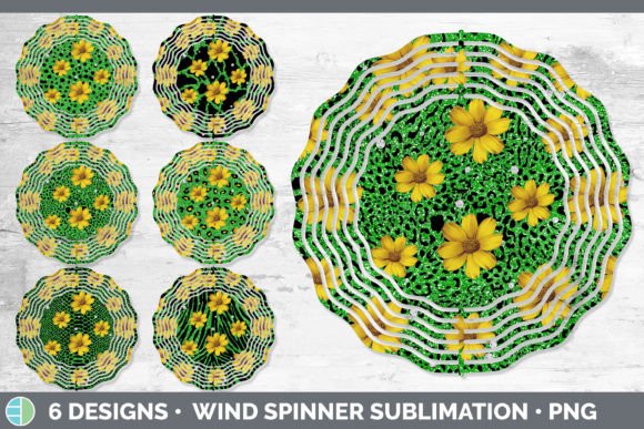 Wild Style Meets Digital Ease: The Green Animal Print Wind Spinner